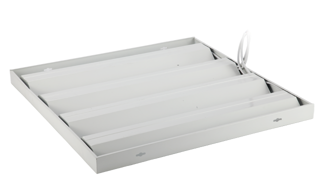 2.	華輝照明占地10多萬平方米，十幾條生產線，年生產上千萬套LED格柵燈盤廠家,產品有T8格柵燈盤，T5格柵燈盤，明裝格柵燈盤，暗裝格柵燈盤。