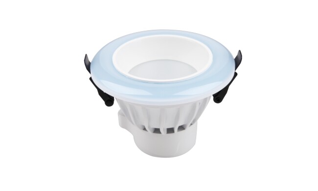 華輝照明LED筒燈驅(qū)動為恒流隔離外置驅(qū)動，便于安裝維護(hù)，與光源板實現(xiàn)完美匹配。