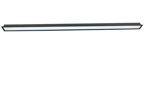 36W LED線槽燈 80X2400mm 黑色 白光中性光黃光 36W LED線槽燈 80X2400mm 黑色 白光中性光黃光